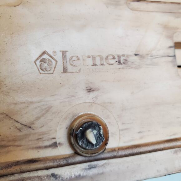 Vintage Lerner Letter Holder Mail Desk Top Makeup Organizer Caddy Bill Sorter - Picture 8 of 12